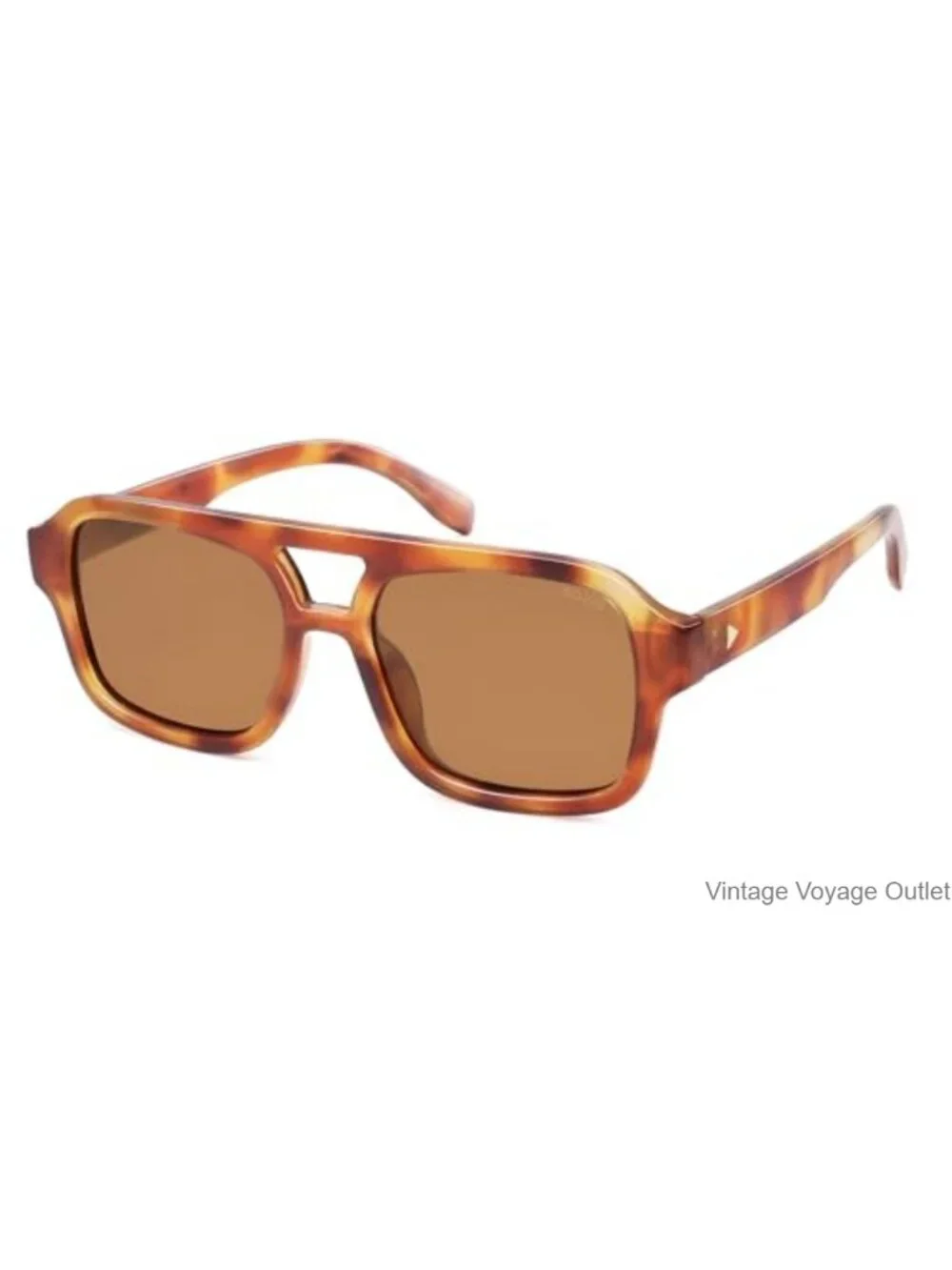 Retro Square Aviator Sunglasses Polarized UV400 TAC Lenses